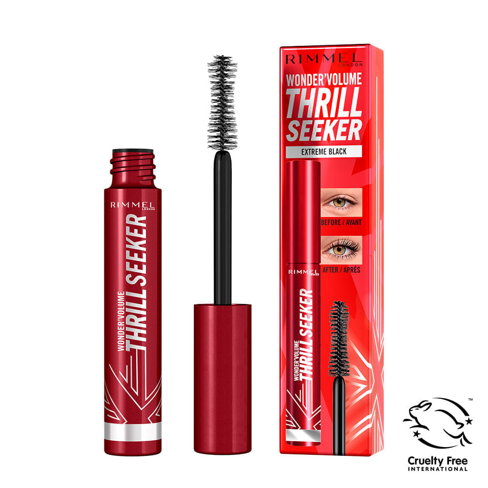 Máscara de Pestañas Rimmel Thrill Seeker Extreme Black
