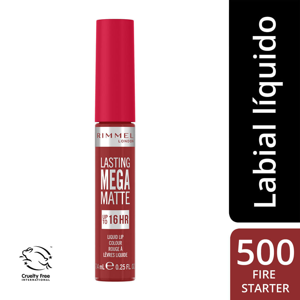 Labial Líquido Lasting Mega Matte - 500 Fire Starter