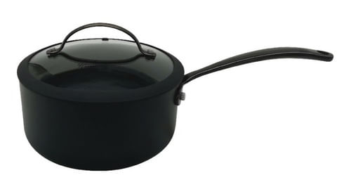 Cacerola De Aluminio Negra Antiadherente Total Black 20 Cm