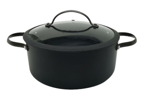 Cacerola De Aluminio Negra Antiadherente Total Black 28 Cm