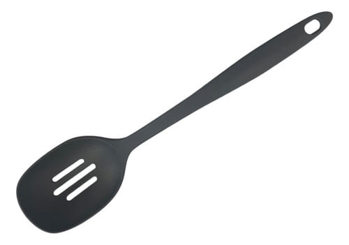 Cuchara Ranurada De Nylon Hudson Color Gris Oscuro