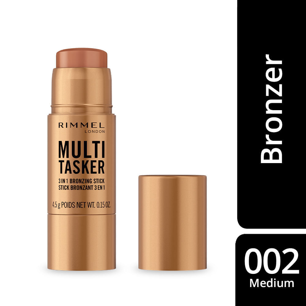 Bronceador Multi-Tasker Stick 3 en 1 Rimmel - 02 Medium
