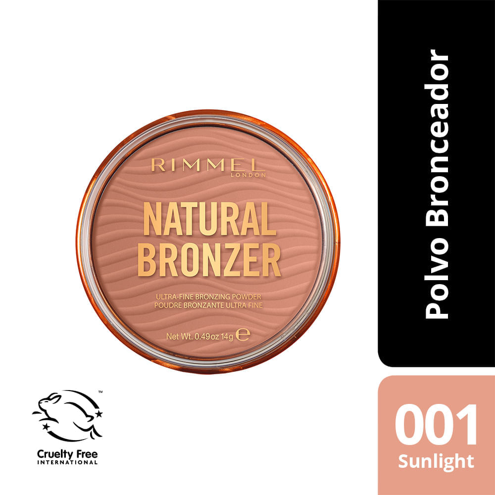 Polvo Bronceador Natural Bronzer Rimmel - 001 Sunlight