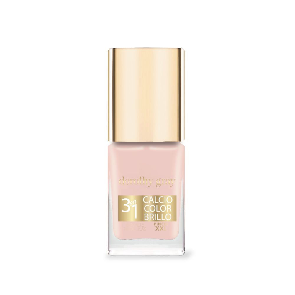 Esmalte De Uñas Calcio Color Brillo 3 En 1 - Rose Dorothy Gray