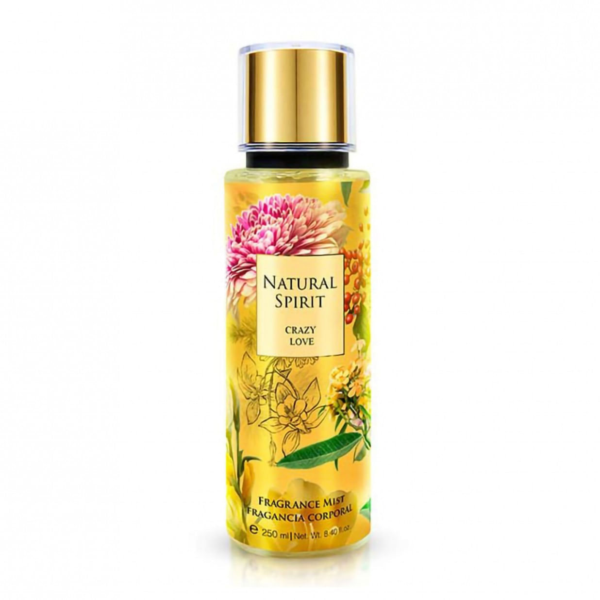 Body Splash Crazy Love Natural Spirit 250ml