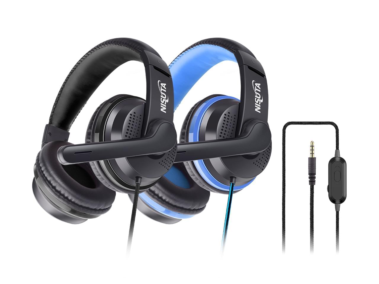 Auricular gaming negro PS4 tipo vincha con micrófono NISUTA - NSAUG90S