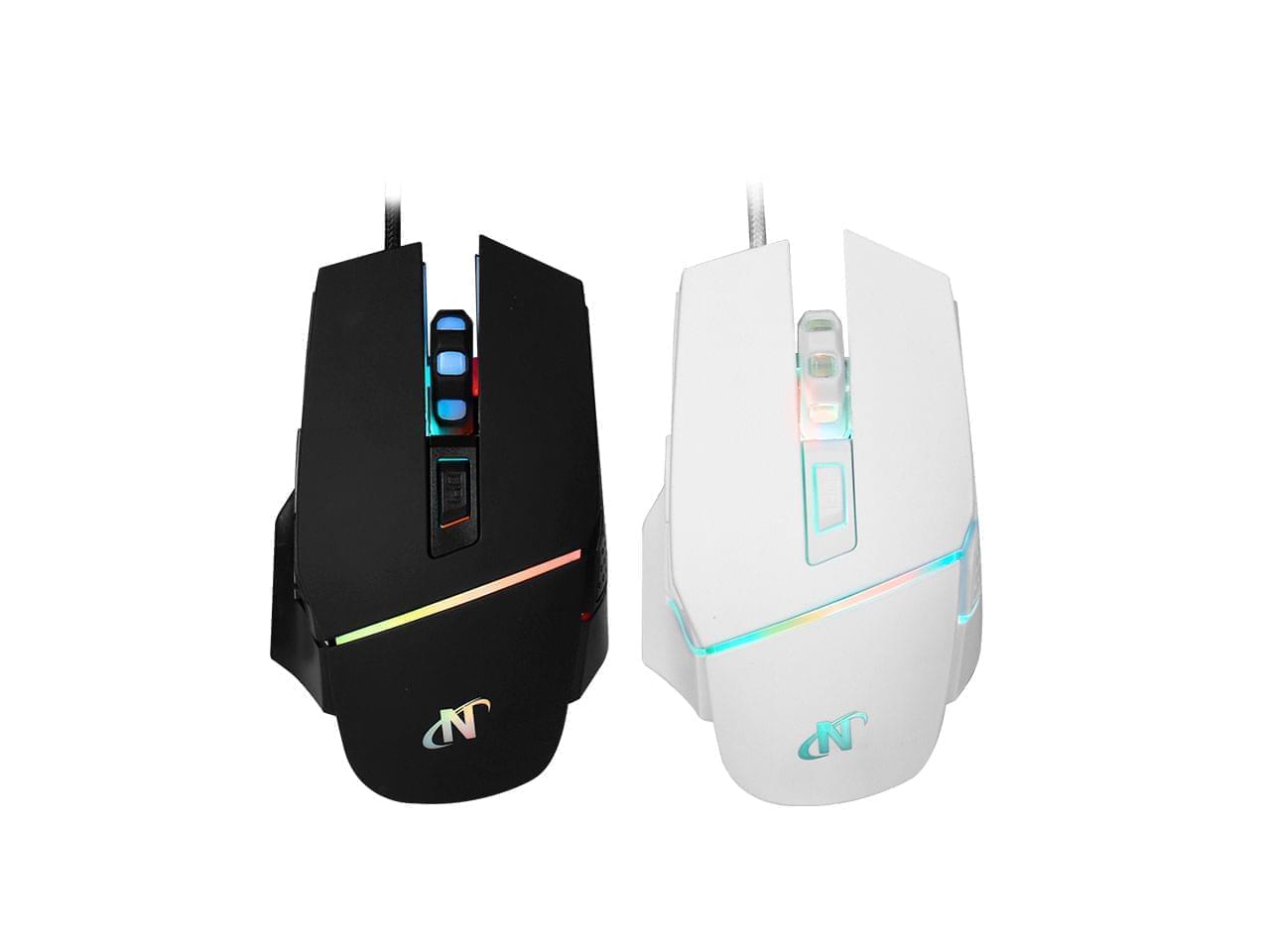 Mouse USB 6D Gaming 6400 DPI NISUTA - NSMOG76 (Negro)
