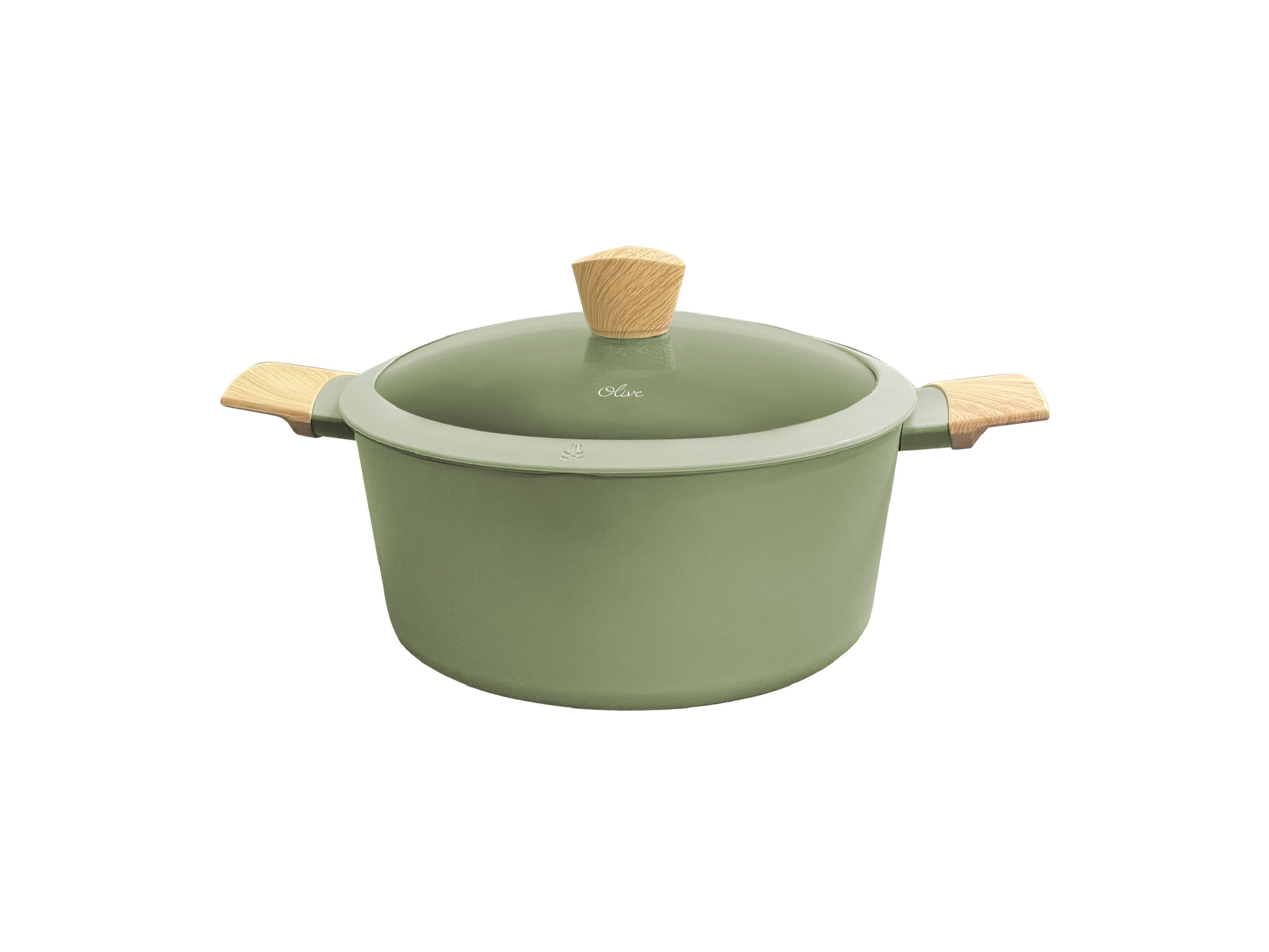 Olla Hudson Olive 26 Cm Con Antiadherente 5.5 L