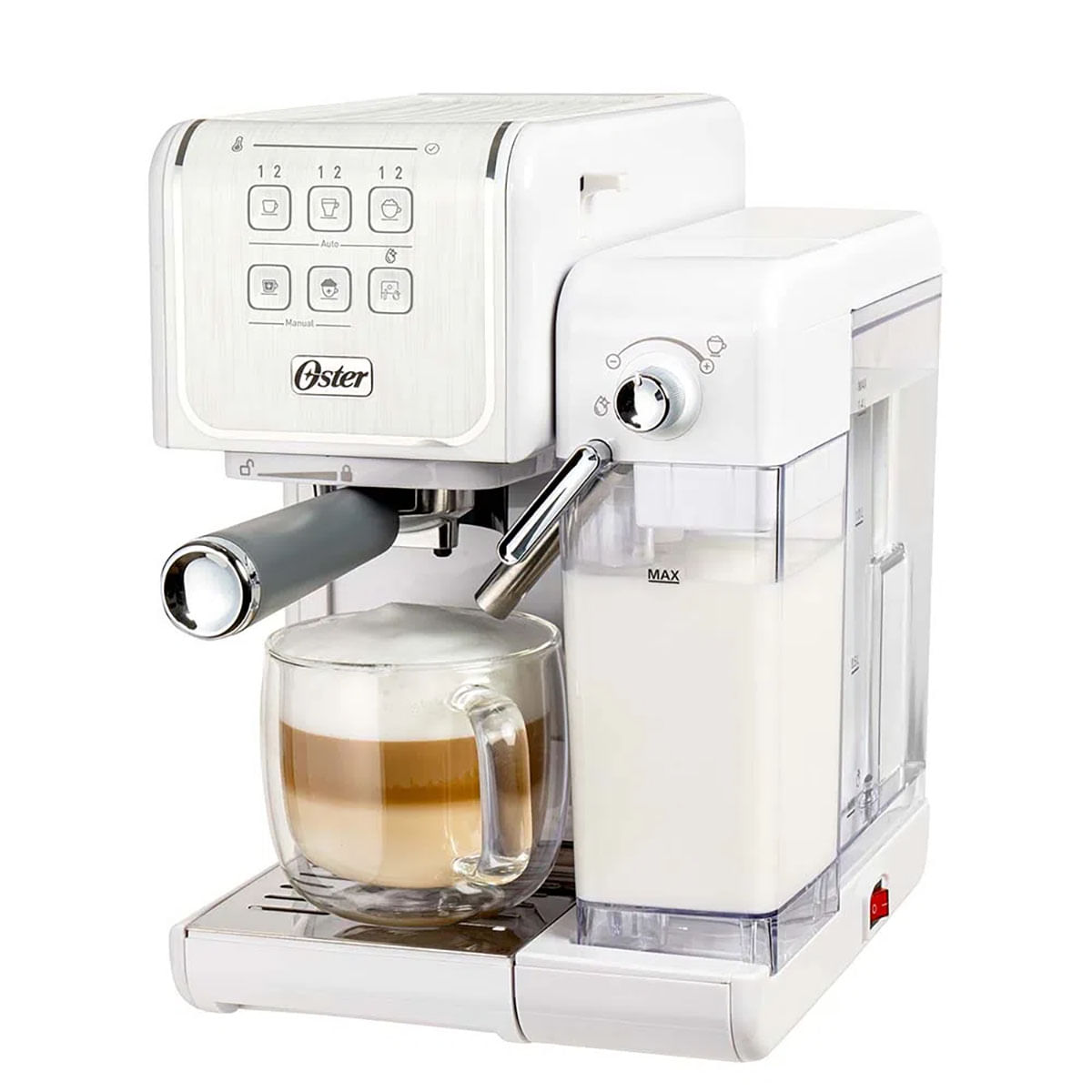 Cafetera Oster PrimaLatte Touch 6801M 3en1 Capsulas y Monod