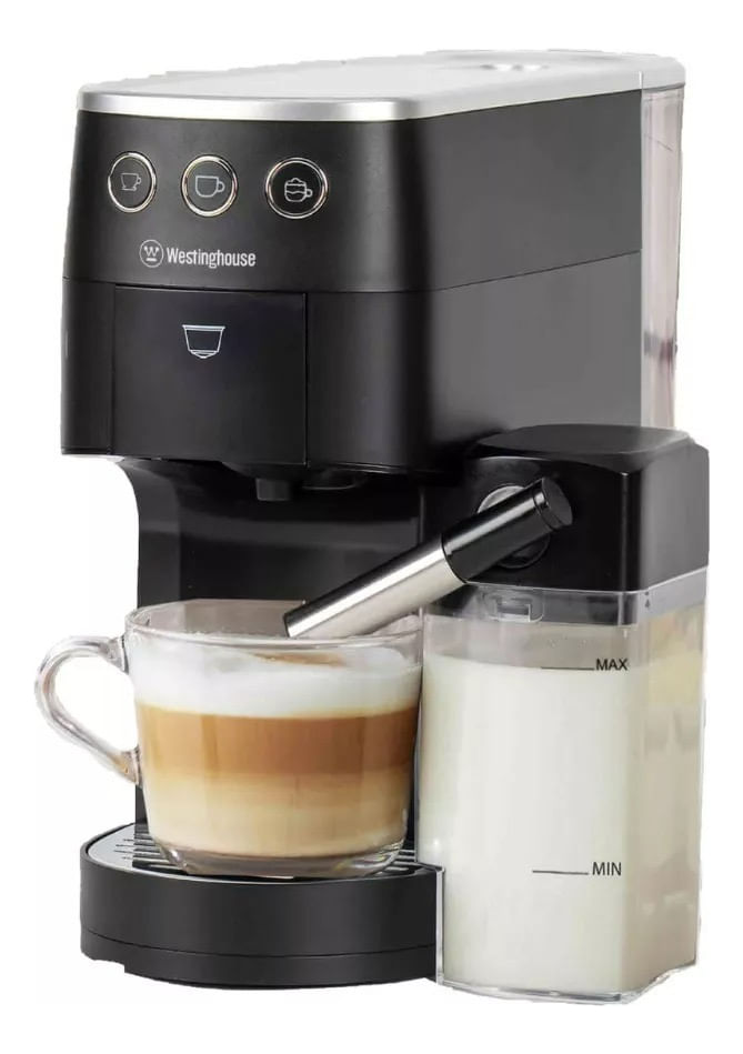 CAFETERA WESTINGHOUSE WH-CM1450MC01-B DIGITAL MULTICAPSULA BLACK