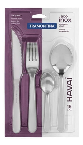 Juego De Cubiertos Havai Tramontina X24pzs Acero Inoxidable