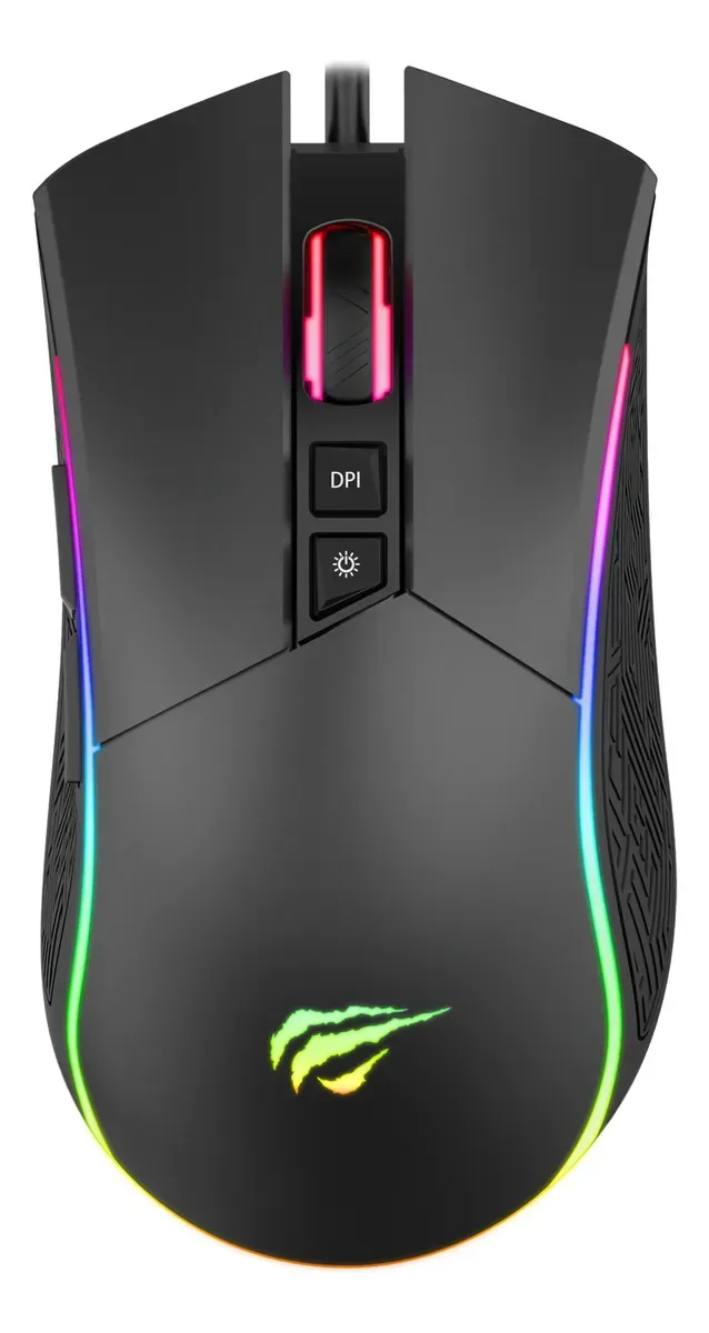 Mouse Gamer Havit Ms1001S Usb Rgb 4800Dpi