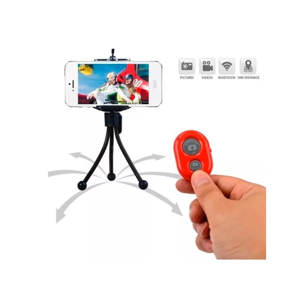 Apple Control Remoto Bluetooth Shutter Selfie iPhone Android - Color