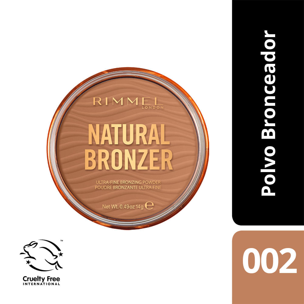 Polvo Bronceador Natural Bronzer Rimmel 002 Sunbronze