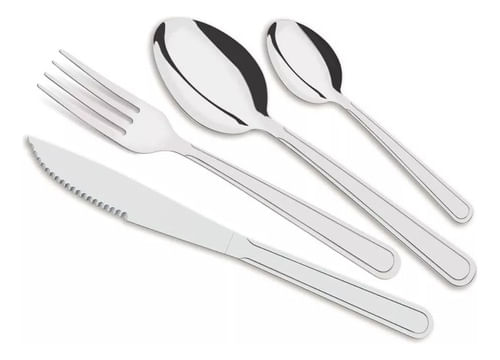 Set X24 Cubiertos Buzios Acero Inoxidable Tramontina