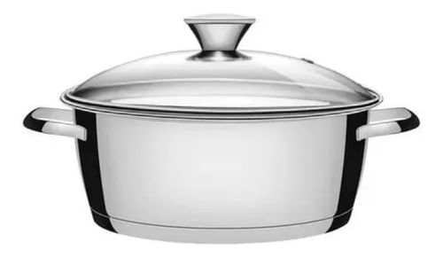 Cacerola Olla Allegra 24cm Baja Tramontina Triple Fondo 4,2l