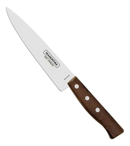 Cuchillo Tradiconal 7 Pulgadas Mango Madera Tramontina
