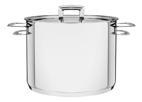Olla Alta Tramontina Brava Acero Inox Fondo Triple 25cm 7,7l