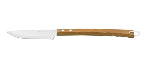 Cuchillo Trinchante N8 Churrasco Tramontina Acero Y Madera