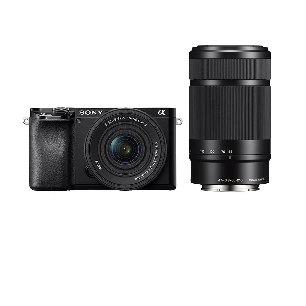 Cámara Digital Mirrorless Sony APS-C A6100 1650mm + 55210mm