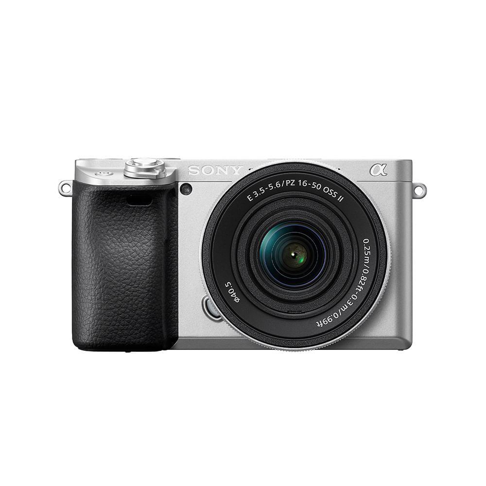 Cámara Digital Mirrorless Sony APS-C ILCE-6400 Lente 16-50mm Silver