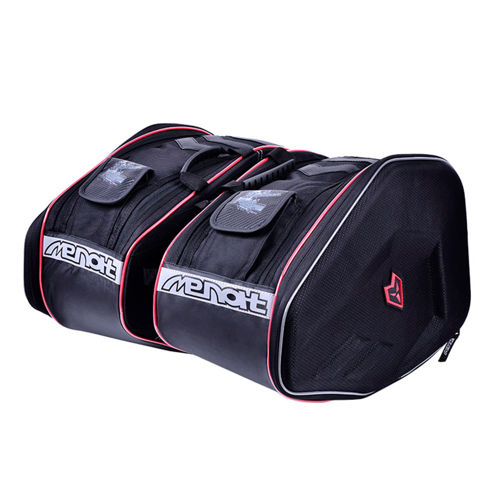Alforjas Rígidas Impermeables y Expandibles MENAT MB-016 Para Moto
