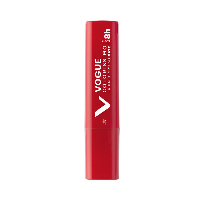 Labial En Barra Colorissimo Mate Vogue Tono Frambuesa Viva