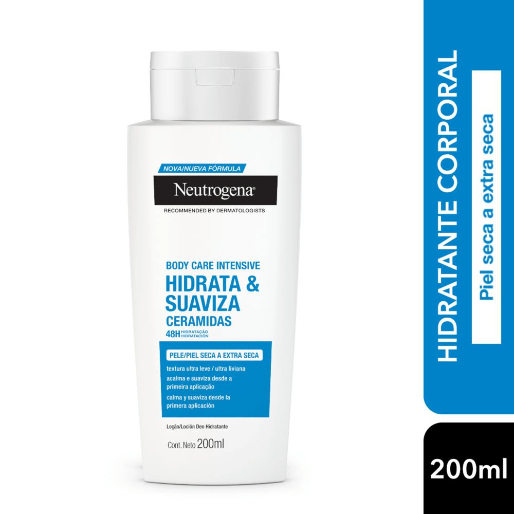 Crema corporal Body Care Intensive Hidrata y Suaviza Neutrogena 200ml