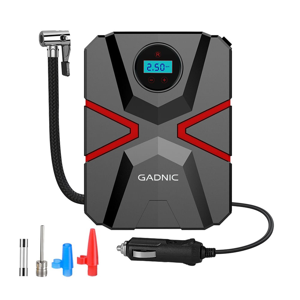 Inflador Portátil Gadnic 100W 3-150 Psi Luz Led Ideal para Autos