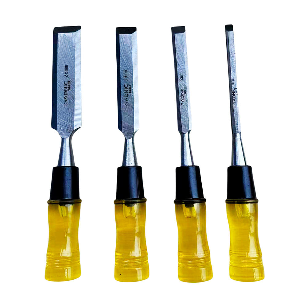 Juego de Cinceles de Madera Gadnic 4 Piezas