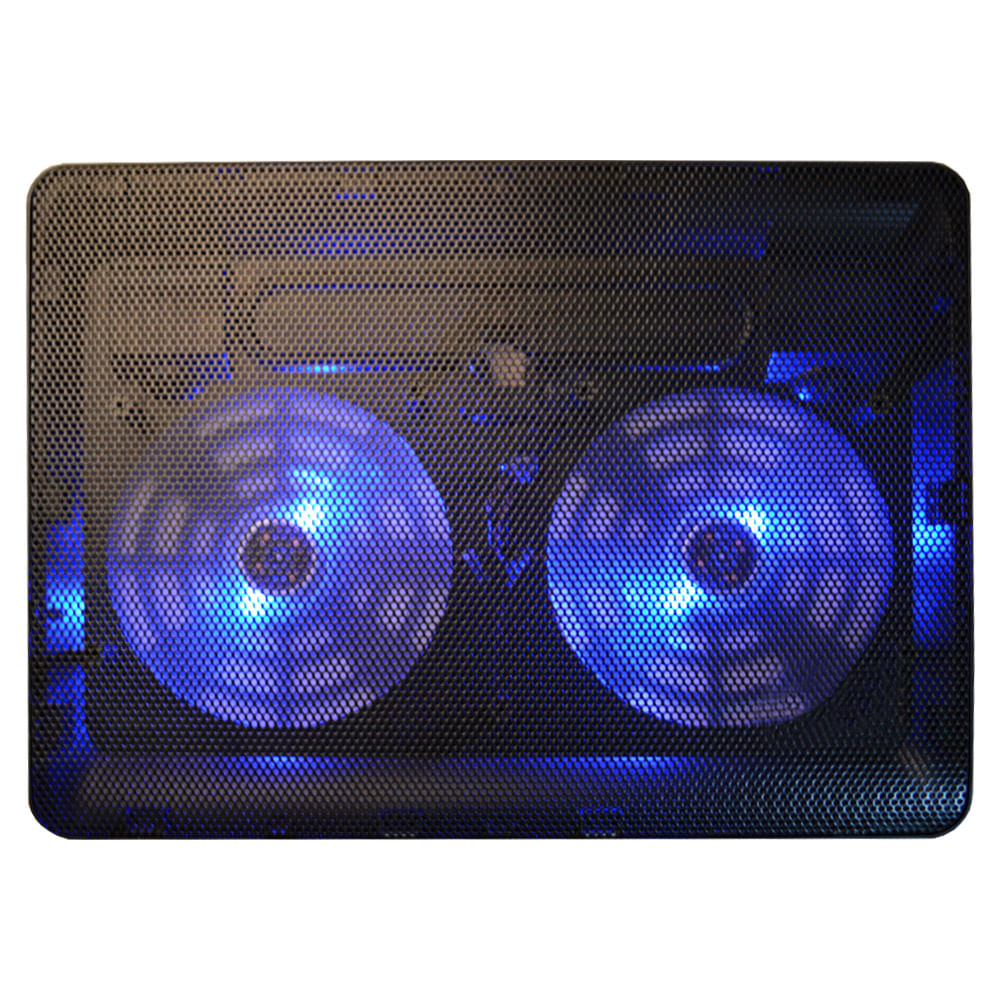 Cooler Notebook Gadnic Base Refrigerante Radiador Doble Ventilación