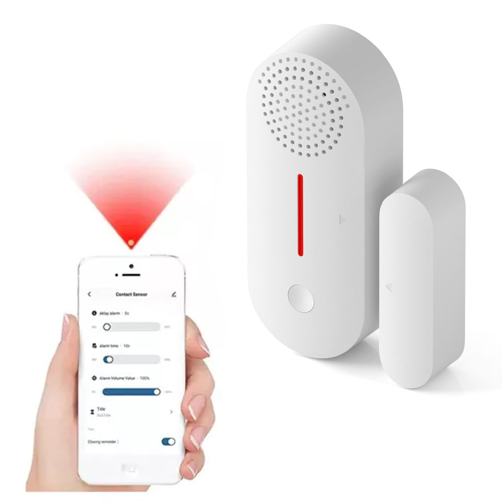 Sensor Magnético Gadnic para Puertas y Ventanas