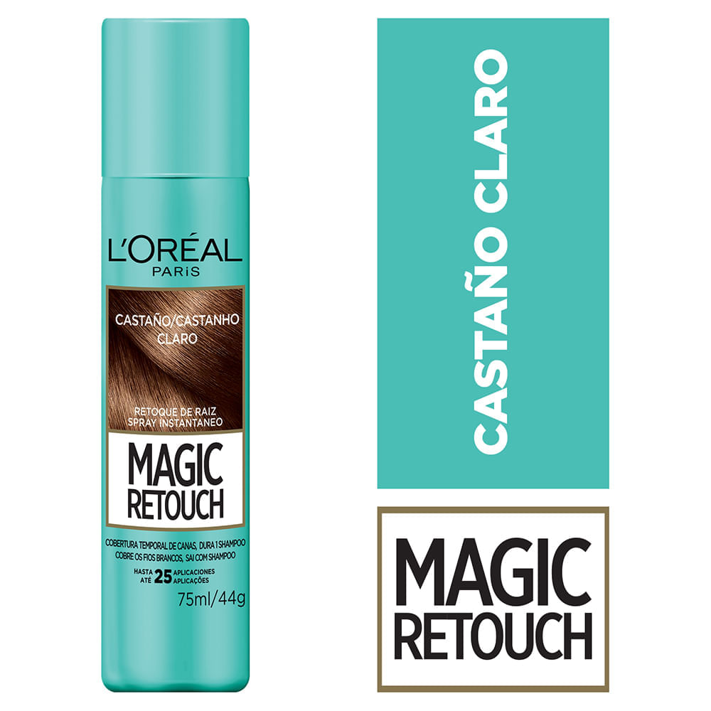 Retoque de Raíz en Spray Magic Retouch L’Oréal Paris Castaño Claro