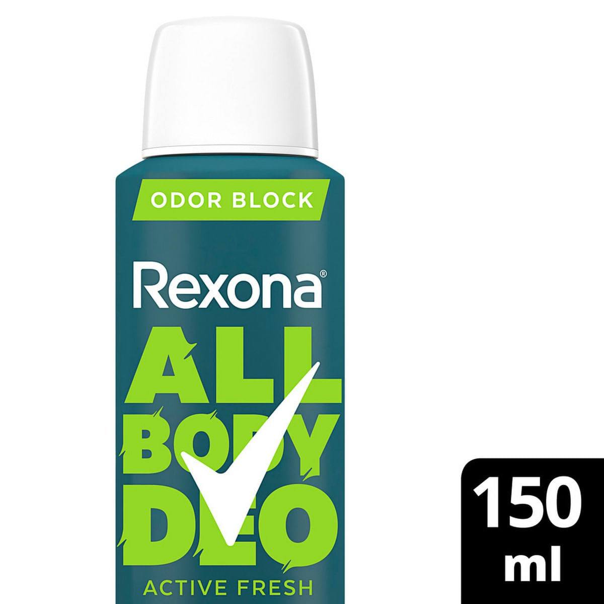 Desodorante en Aerosol para Todo el Cuerpo REXONA All Body Deo Active Fresh 150ml