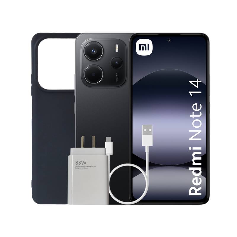 Celular Xiaomi Redmi Note 14 4G 6 Gb 128 Gb Dual Sim Mind Black