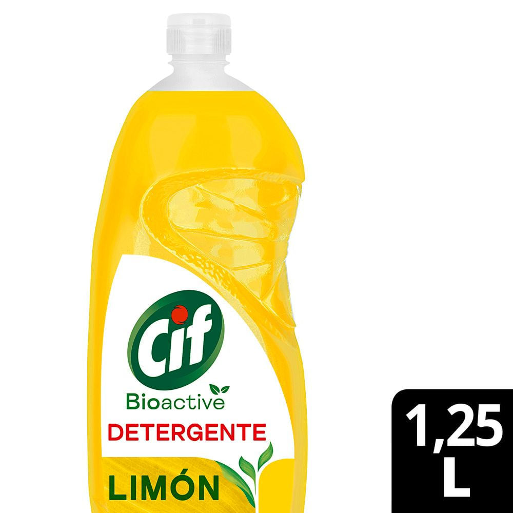 Detergente Concentrado Cif Bioactive Limón 1250ml