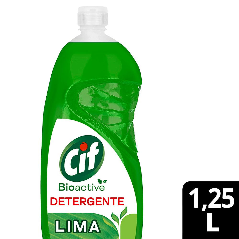 Detergente Concentrado Cif Bioactive Lima 1250ml