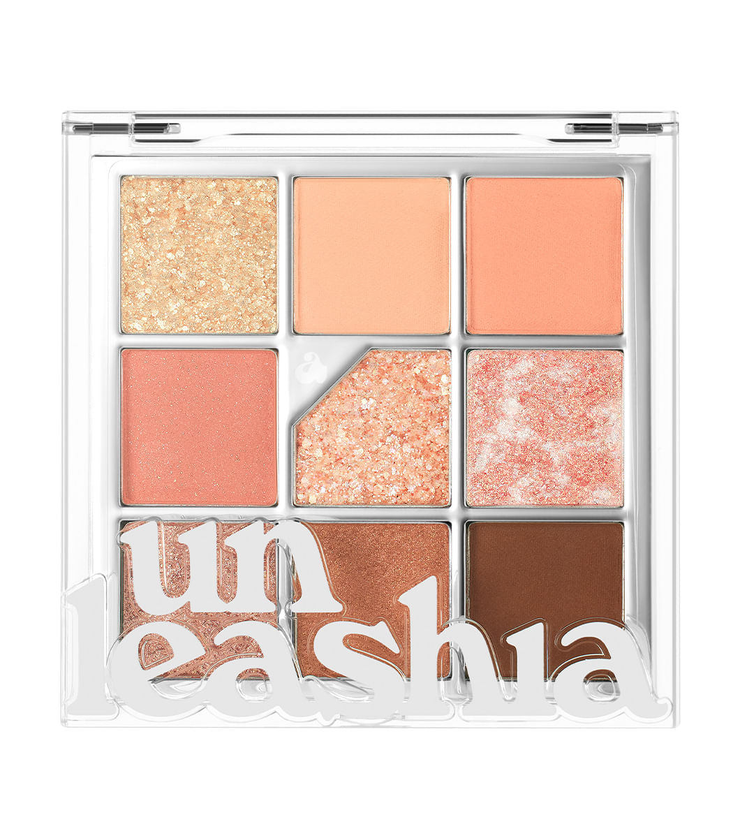 Paleta de sombras Glitterpedia Eye Palette Unleashia All of Coralpink